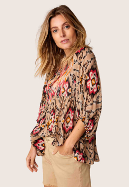 Flower Ikat Blouse