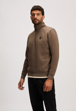 Logo halfzip Sweater