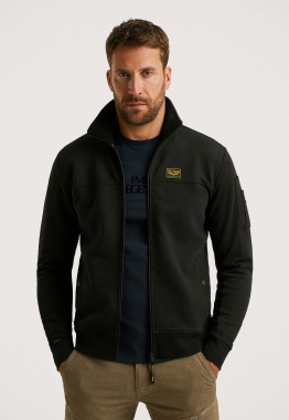 Jacquard Interlock Zip Jacket