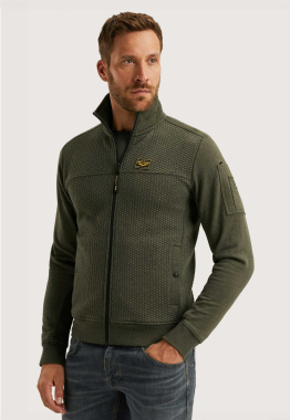 Jacquard Interlock Zip Jacket