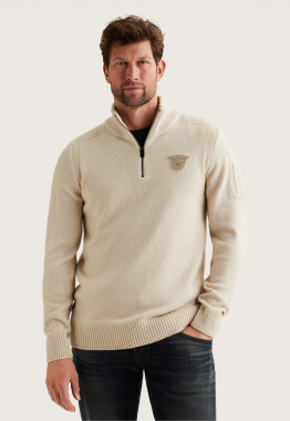Half Zip Collar Soft Blend