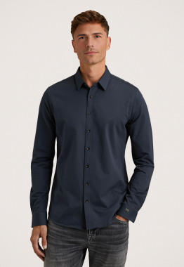 Twill Jersey Overhemd