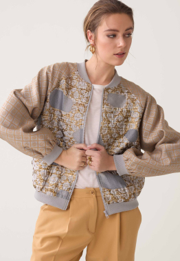 Jacquard Bomber jacket