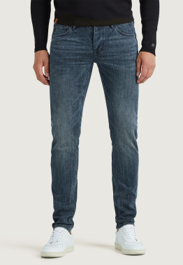 Riser Slim Structure Jeans