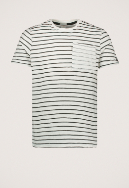 R-neck Co Slub T-shirt 