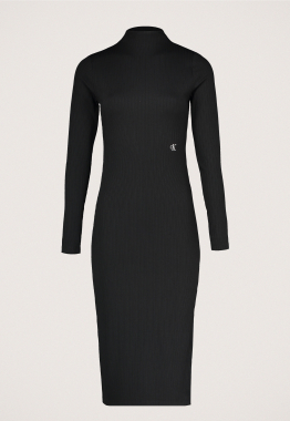 Shiny Rib Jurk