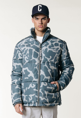 Finch Clean Camo Puffer Jas