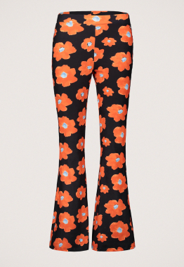 Flower Peached Extra Flare Broek