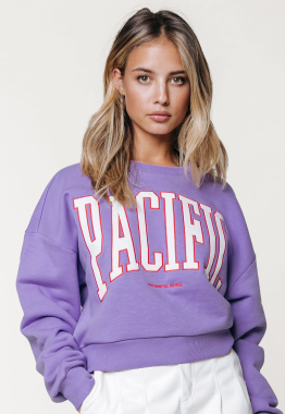 Pacific Patch Cropped Sweater