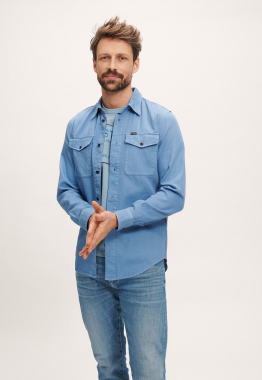 Marine Slim Overhemd