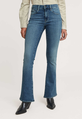 3301 Mid Waist Flared Jeans