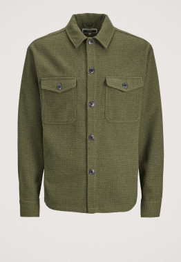 Eddie Wool Blend Overshirt