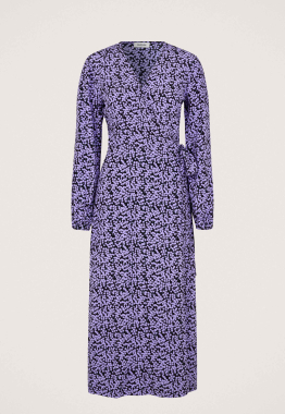 Cheslimd Print Wrap Jurk