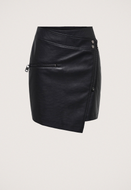 Louie Faux Leather Rok