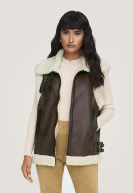 Betty Faux Suede Bodywarmer