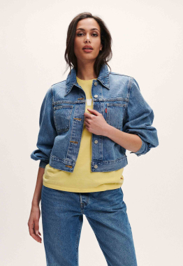 Slouch Sleeve Trucker Denimjack