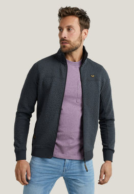 Zip Jacket Jacquard Interlock Vest