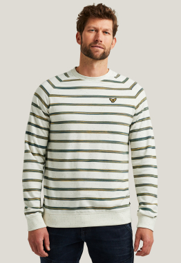 Crewneck Stripe Sweater 