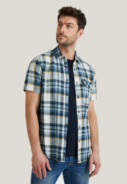 Indigo Check Overhemd 