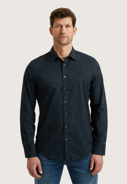 Print on Cotton Slub Overhemd 