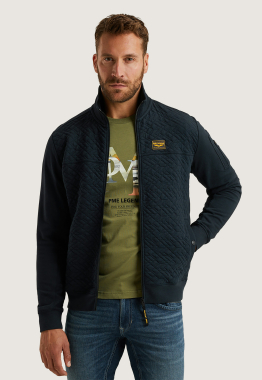 Pattern Sweat Jacket 