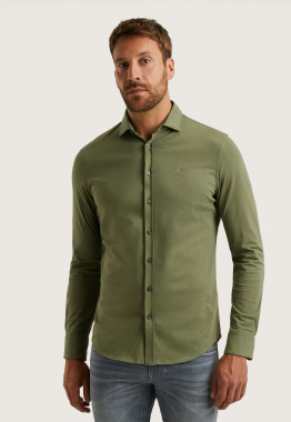 Satin Jersey Overhemd