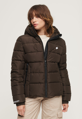 Hooded Spirit Sports Puffer Jas