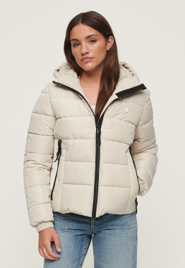 Hooded Spirit Sports Puffer Jas