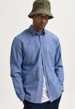 Slim New-Linen Overhemd