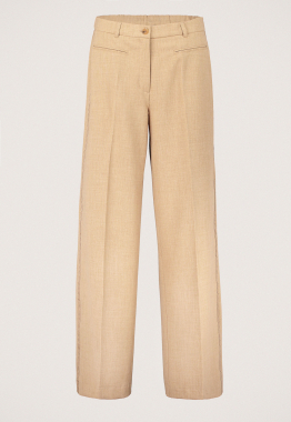 Wide Leg Melange Broek