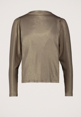 Metalic Coated Jersey Longsleeve