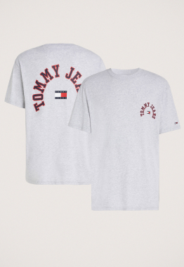 Curved Logo College T-shirt