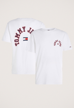 Curved Logo College T-shirt