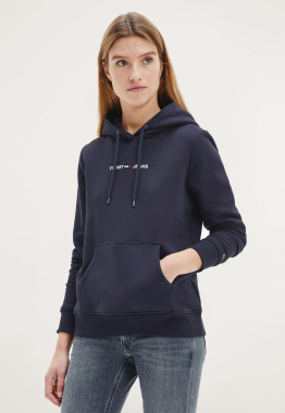 Linear logo hoodie