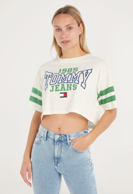 Cropped College T-shirt