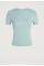 Woven Label Rib T-shirt