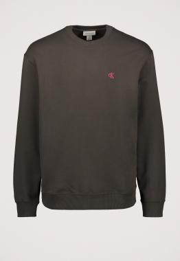 Terry Monogram Crew Sweater