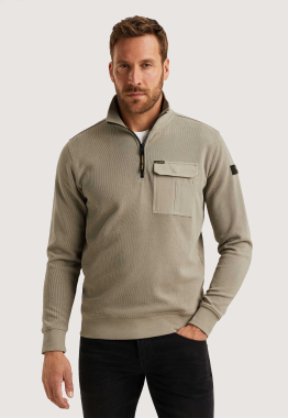 Half Zip Collar Sweater