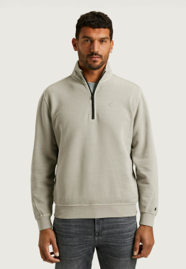 Sweatshirt Met Halve Rits