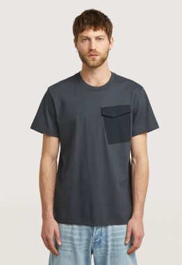 Fabric Mix Pocket T-shirt