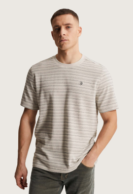 Striped Structured T-shirt