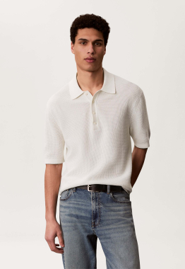 Waffle Poloshirt