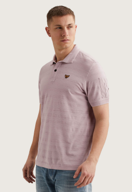 Striped Piqué Polo