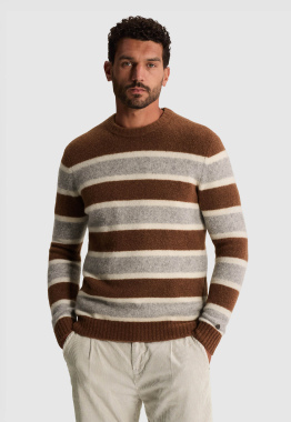 Stripe Pattern Trui 