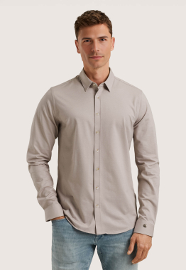Overhemd van Twill Yersey