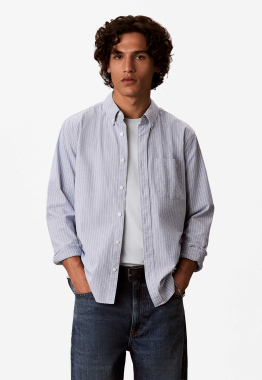 Oxford Striped Button-down Overhemd