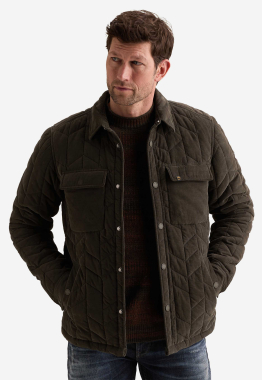 Quilt Corduroy Overshirt