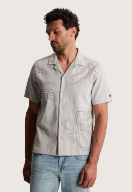 Embroidered Twill Overhemd