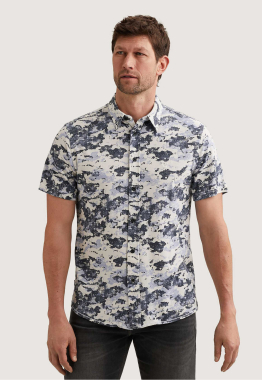 Pique Print Overhemd