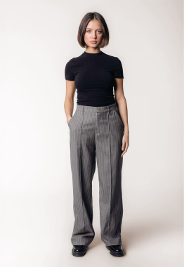 Rus Stripe Straight Pants